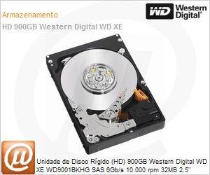 WD9001BKHG-02D22V3 - Unidade de Disco Rgido (HD) 900GB Western Digital WD XE WD9001BKHG SAS 6Gb/s 10.000 rpm 32MB 2.5"